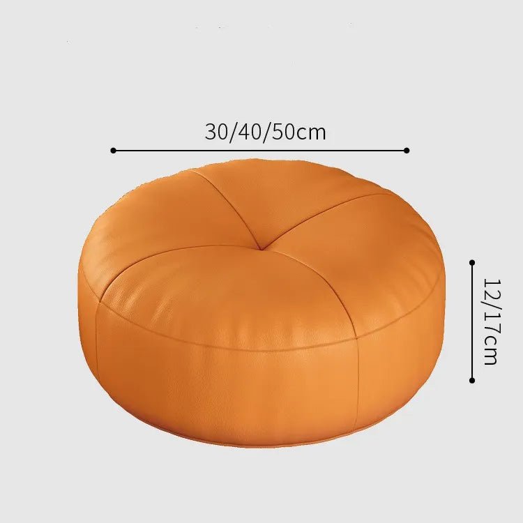 ZenCushion – Round Japanese seat cushions made of nappa leather in Tatami style | Bowlift