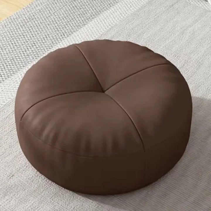 ZenCushion – Round Japanese seat cushions made of nappa leather in Tatami style | Bowlift