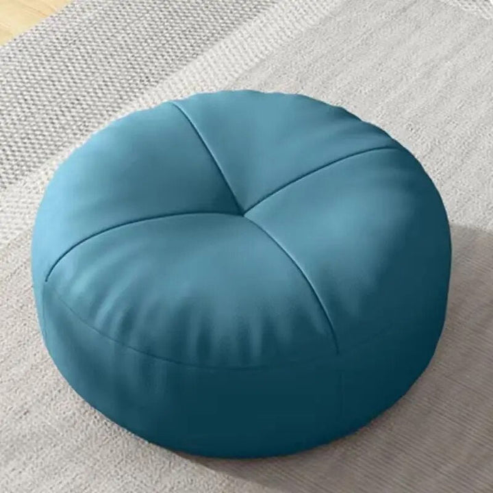 ZenCushion – Round Japanese seat cushions made of nappa leather in Tatami style | Bowlift