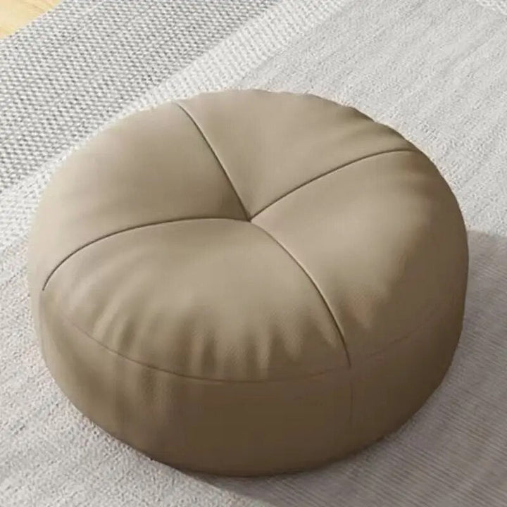 ZenCushion – Round Japanese seat cushions made of nappa leather in Tatami style | Bowlift