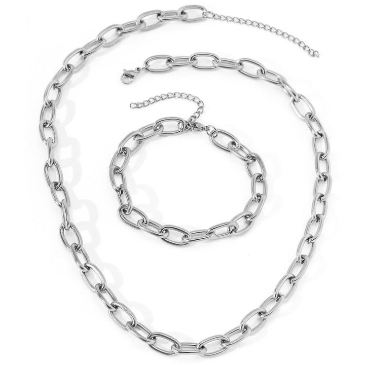 BowLift | Simple Paperclip Necklace & Bracelet Set
