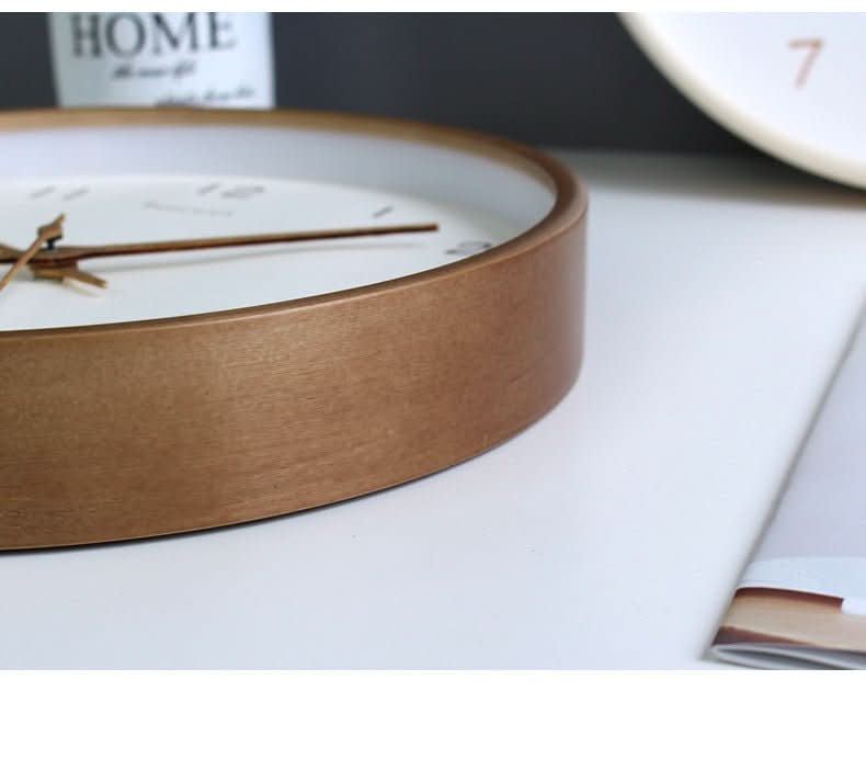 BowLift | Silent Solid Wood Analog Wall Clock