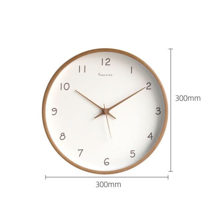 BowLift | Silent Solid Wood Analog Wall Clock