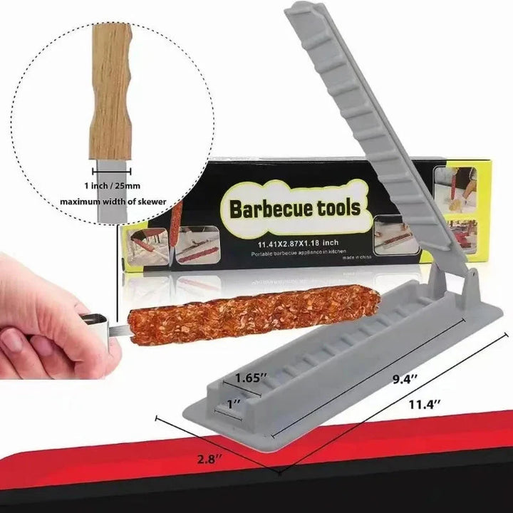 Single Row Kebab Maker BBQ Meat Skewer Machine Kebab Press Maker | Bowlift