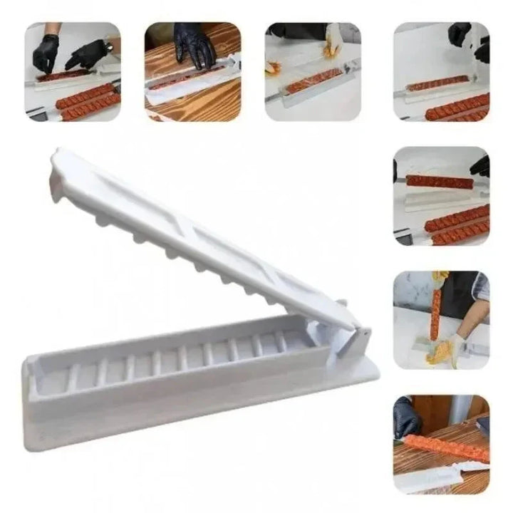 Single Row Kebab Maker BBQ Meat Skewer Machine Kebab Press Maker | Bowlift