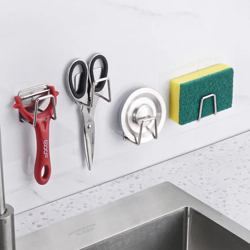 Sink Sponge Rack Drain Storage Shelf Stainless Steel Sponge Holder | Bowlift