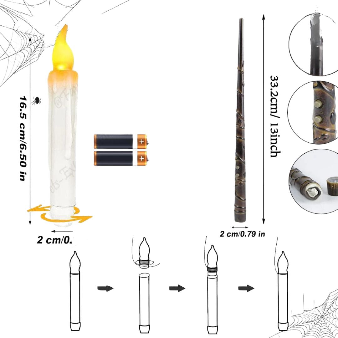 BowLift | Magical Wand Candle Holders
