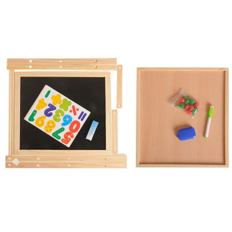 BowLift | Sketchstar Duo – 2-in-1 Adjustable Kids Easel – Chalkboard and Whiteboard for Creative Growth