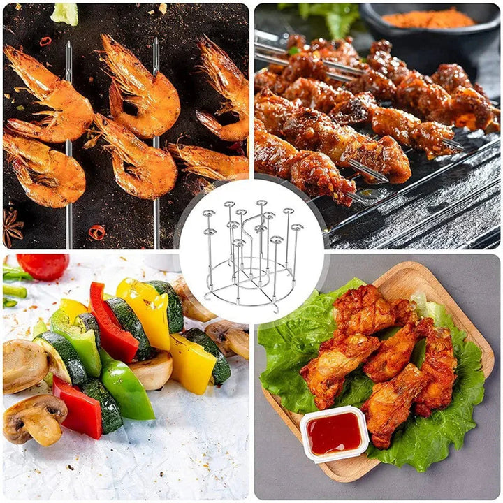Skewer Stand Air Fryer Accessory Grill Dehydrator Rack BBQ Grill | Bowlift