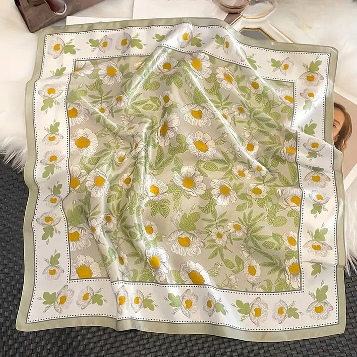 BowLift | Retro Korean Style Faux Silk Scarf