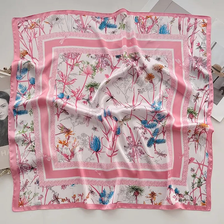 BowLift | Retro Korean Style Faux Silk Scarf