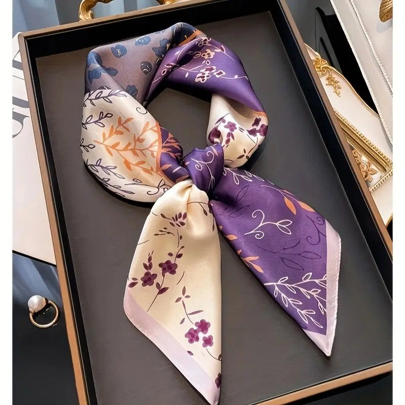 BowLift | Retro Korean Style Faux Silk Scarf