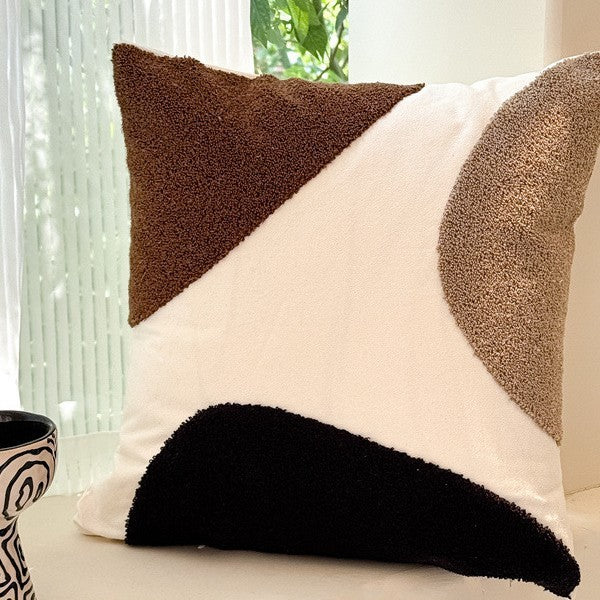 BowLift | Nordic Style ins Living Room Sofa Cover | Simple Geometric Jacquard Soft and Comfortable Pillowcase