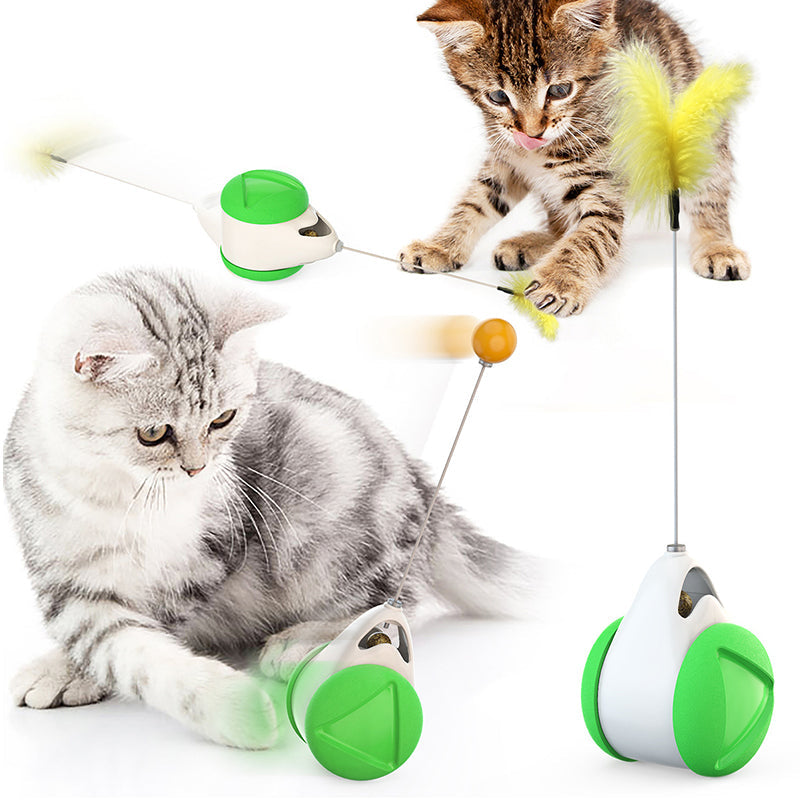 BowLift | Swing Cat Toy With Wheels