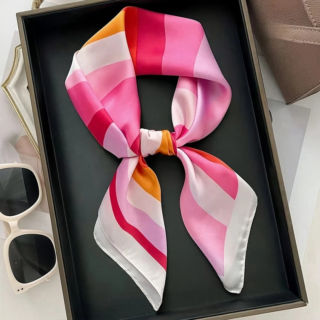 BowLift | Retro Korean Style Faux Silk Scarf