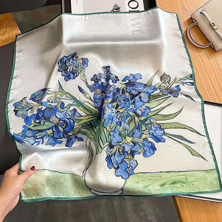 BowLift | Retro Korean Style Faux Silk Scarf