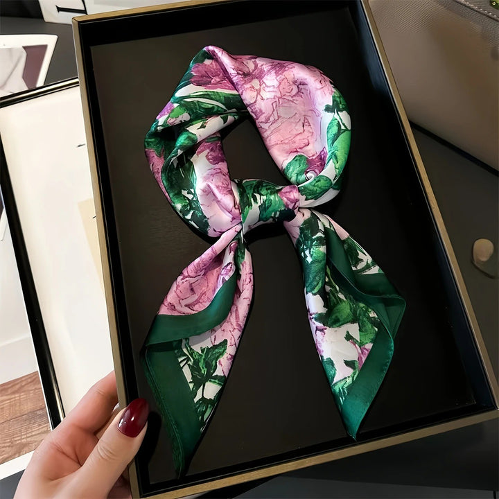 BowLift | Retro Korean Style Faux Silk Scarf