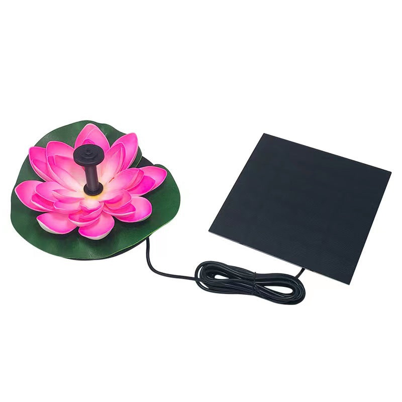 BowLift | Lotus Shaped Solar Fountain Pond Decorative