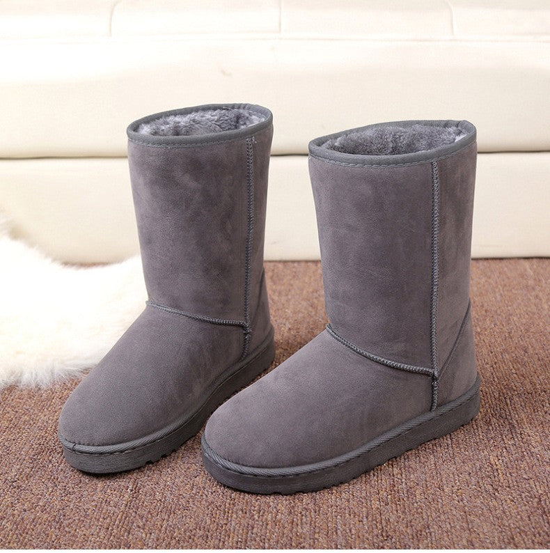 BowLift|European and American Style High - Tube Women's Snow Boots|Waterproof Warmth Fleece - Lined Thick - Soled for Winter