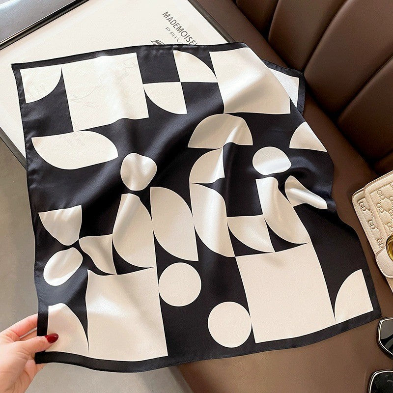 BowLift | Retro Korean Style Faux Silk Scarf