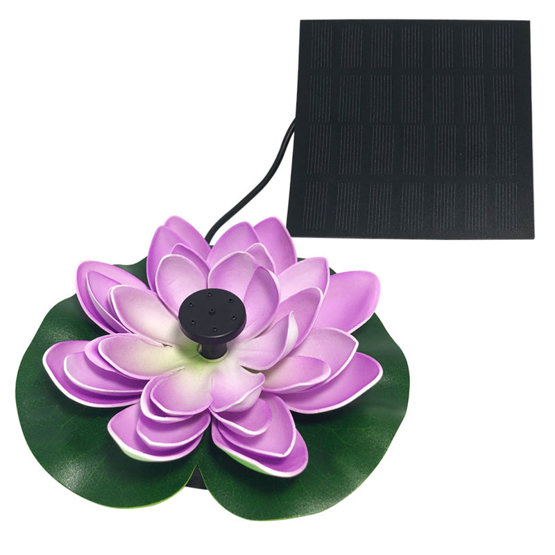 BowLift | Lotus-shaped solar fountain pond decoration