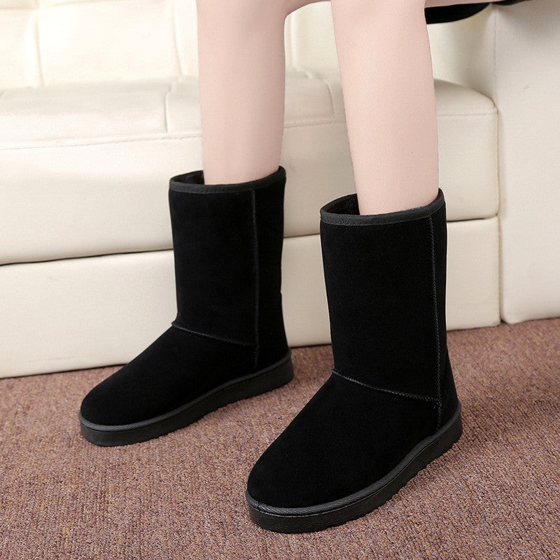 BowLift|European and American Style High - Tube Women's Snow Boots|Waterproof Warmth Fleece - Lined Thick - Soled for Winter