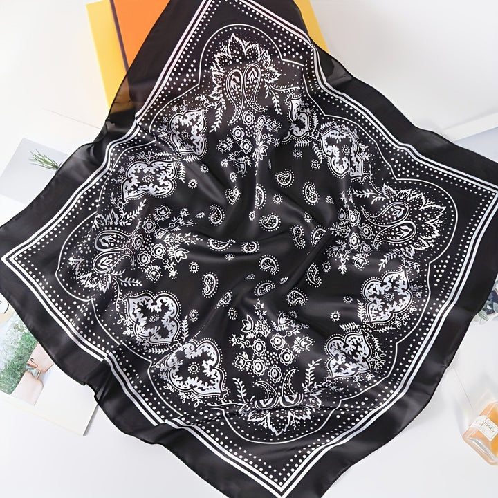 BowLift | Retro Korean Style Faux Silk Scarf