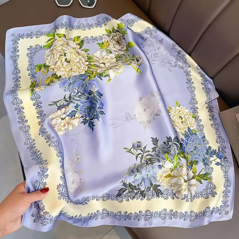 BowLift | Retro Korean Style Faux Silk Scarf