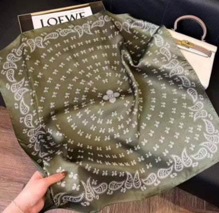BowLift | Retro Korean Style Faux Silk Scarf