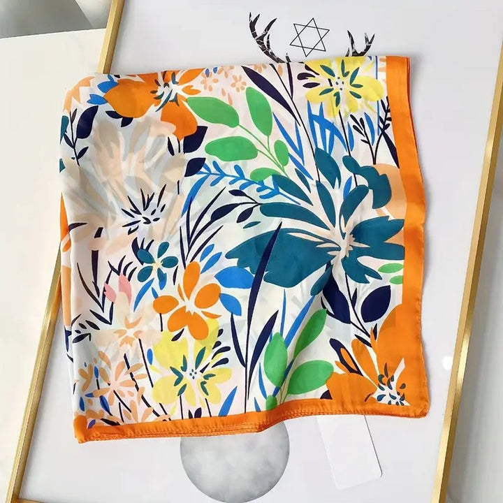 BowLift | Retro Korean Style Faux Silk Scarf