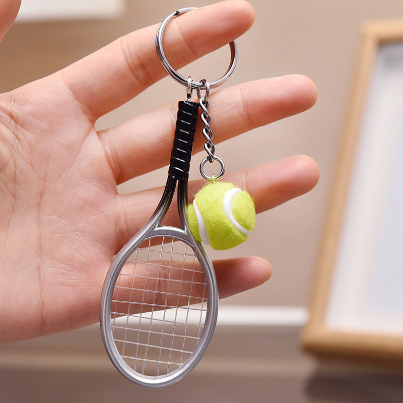 BowLift | Mini tennis racket keychain