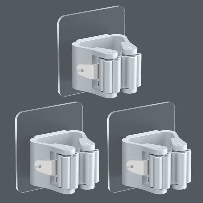 BowLift | Wall Mounted Mop Holder (3 PCS)