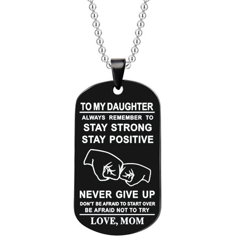 BowLift | English Alphabet Stainless Steel Necklace