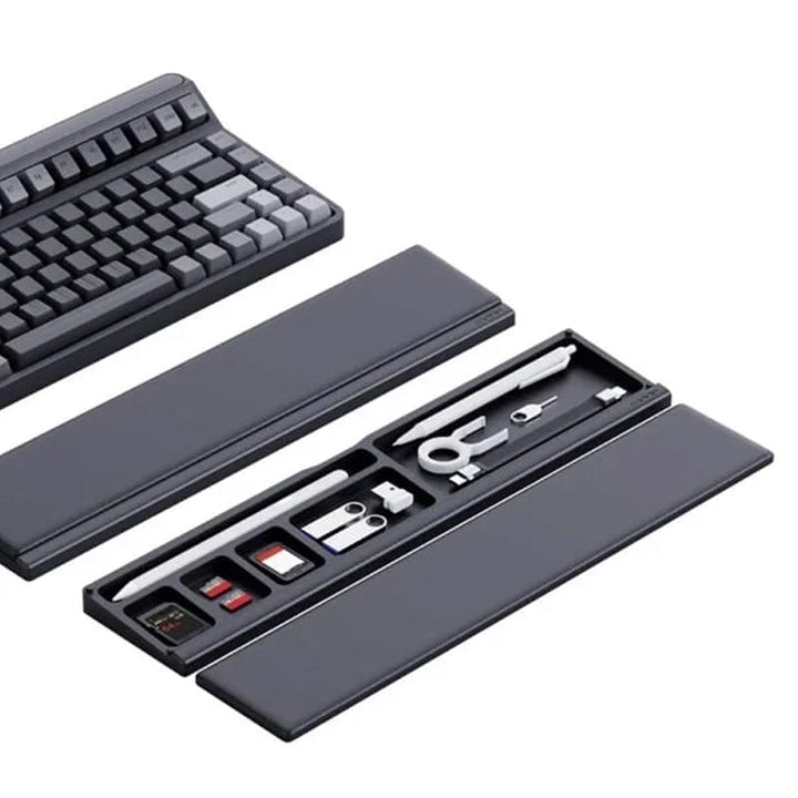 BowLift | Keyboard wrist rest with desk divider box