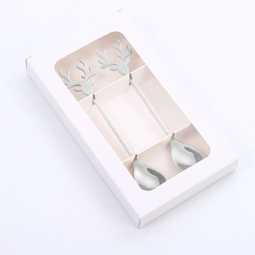 BowLift | Christmas Decorations for Home - Christmas Metal Spoon Gift Set