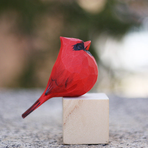 BowLift | Cardinal Hand Wood Carving