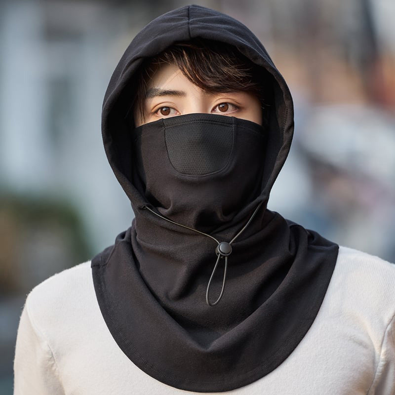 BowLift | Hooded Face Mask with Neck Warmer for Cycling
