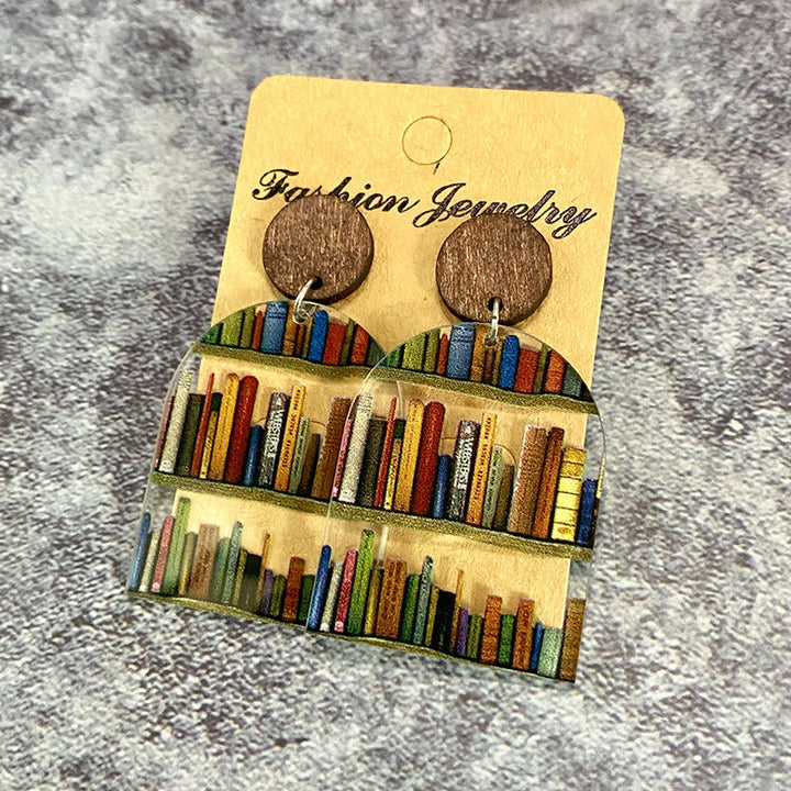 BowLift | Beech Earrings / Earrings for Book Lovers