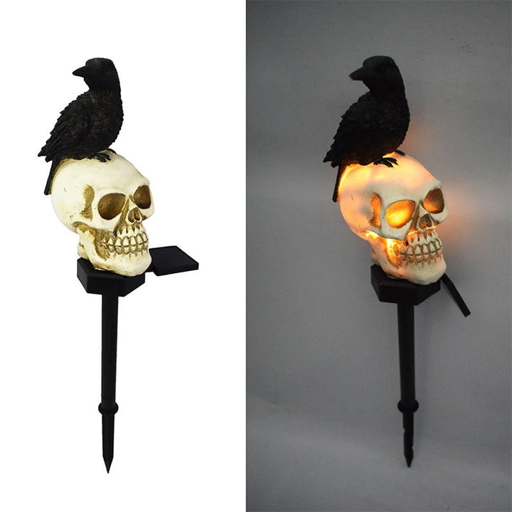 BowLift | Halloween Solar Skull Crow Decorative Lights