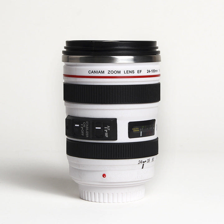 BowLift | Camera Lens Inspired Insulated Cup Coffee Mug