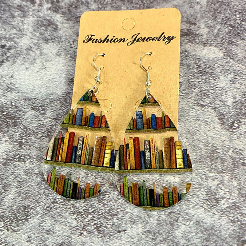 BowLift | Beech Earrings / Earrings for Book Lovers