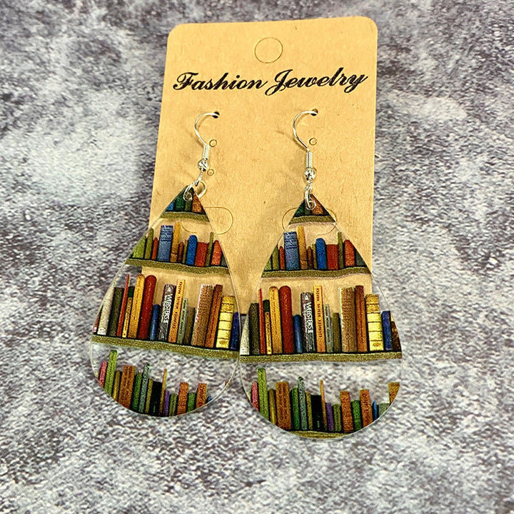 BowLift | Beech Earrings / Earrings for Book Lovers