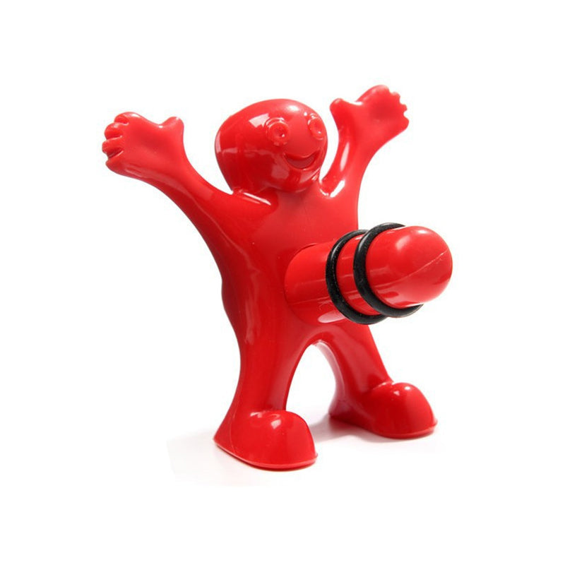 BowLift | Happy Man Corkscrew - Bottle Opener, & Wine Stopper