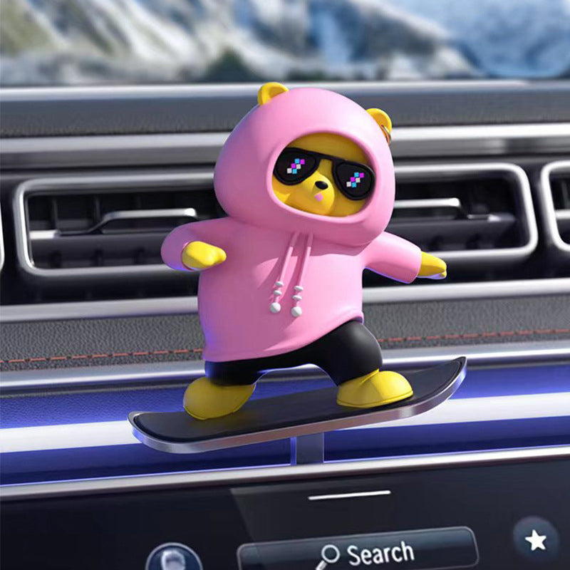 BowLift | Skateboarding Bears Car Decoration
