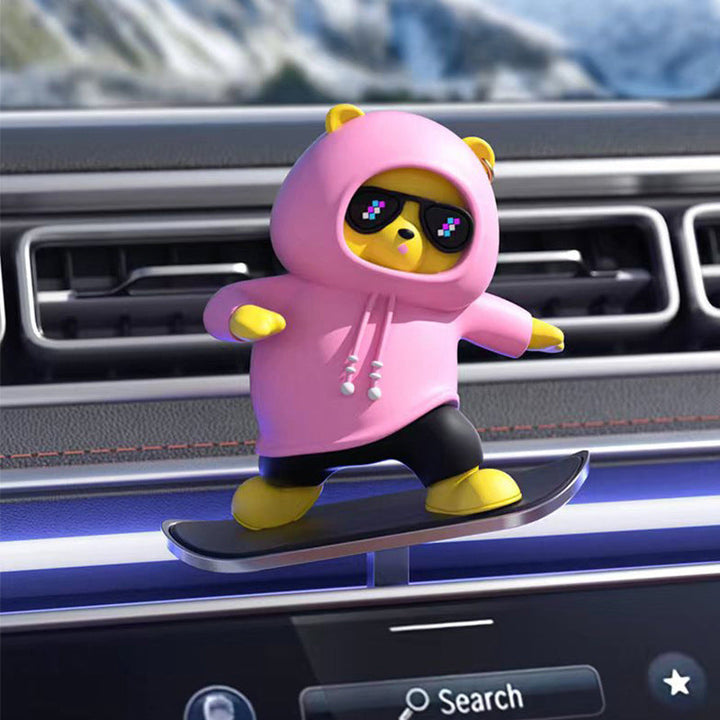 BowLift | Skateboarding Bears Car Decoration