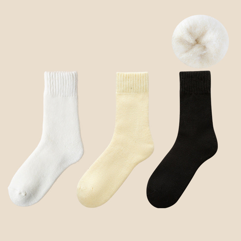 BowLift | Unisex Thermal Socks | Self-Heating Fleece Lining | Moisture-Wicking | 3-Pair Set