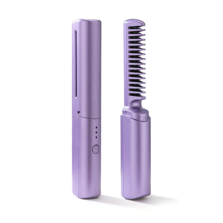 BowLift | StyleFusion️ 2 in 1 Electric Comb / Curling Iron and Straightener