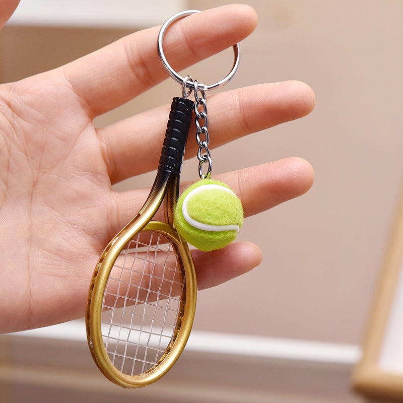BowLift | Mini tennis racket keychain