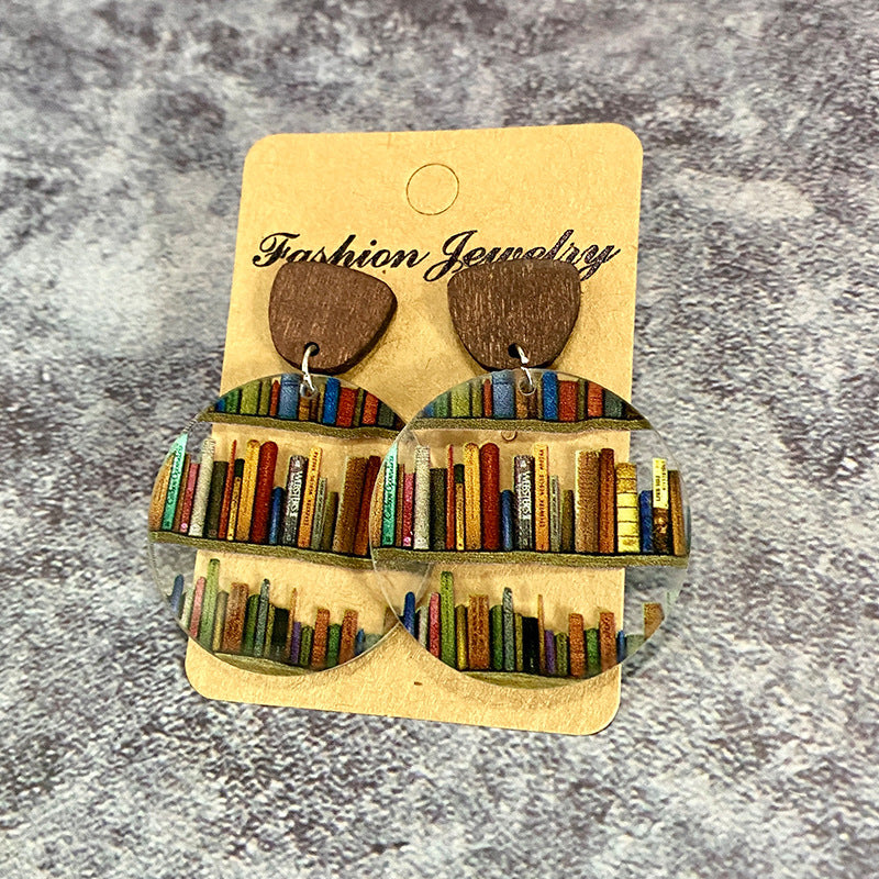 BowLift | Beech Earrings / Earrings for Book Lovers