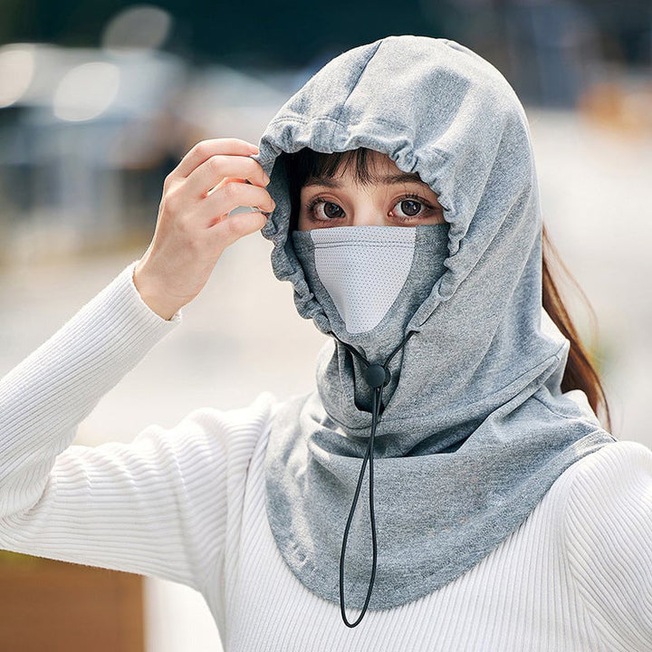Hooded Face Mask with Neck Warmer for Cycling | Bowlift
